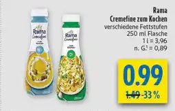 diska Rama cremfine zum kochen 15% Angebot