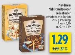 diska Mondamin mehlschwitze Angebot