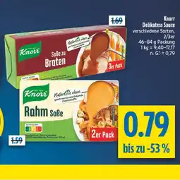 diska Knorr soße zu braten Angebot