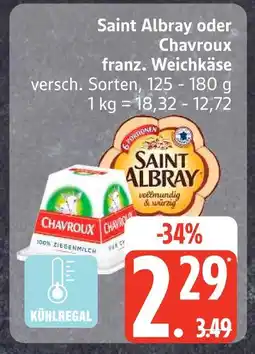 Edeka Saint albray franz. weichkäse Angebot