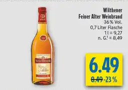 diska Wilthener feiner alter weinbrand Angebot