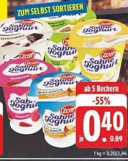 E-Center Zott sahne joghurt mild stracciatella Angebot