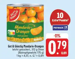 E-Center Edeka gut & günstig mandarin-orangen Angebot