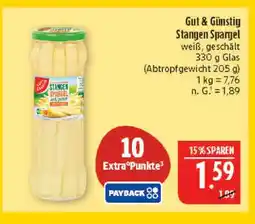 Marktkauf Gut & günstig stangen spargel Angebot