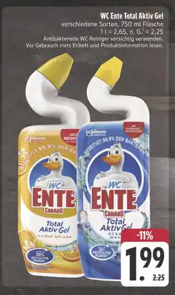 E-Center Sc johnson wc ente total aktiv gel citrus splash Angebot