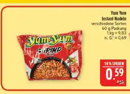 Marktkauf Yum yum instant nudeln Angebot