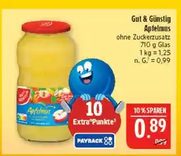 Marktkauf Gut & günstig apfelmus Angebot
