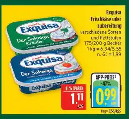 Marktkauf Exquisa frischkäse oder -zubereitung Angebot
