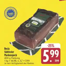 E-Center Recla südtiroler markenspeck Angebot