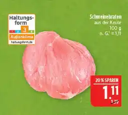 Marktkauf Schweinebraten Angebot