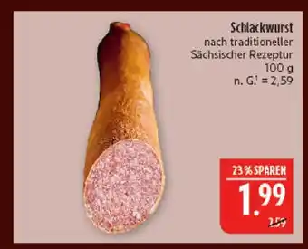 Marktkauf Schlackwurst Angebot