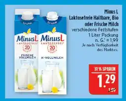 Marktkauf Minus l laktosefreie milch Angebot
