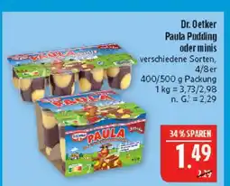 Marktkauf Dr. oetker paula pudding oder minis Angebot