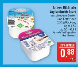 Marktkauf Sachsen milch speise quark Angebot