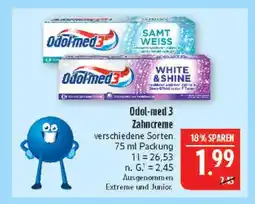 Marktkauf Odol-med 3 samt weiss Angebot