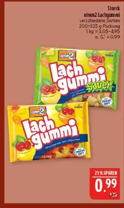 Marktkauf Storck nimm2 lachgummi Angebot