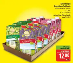 Marktkauf Rebenthaler weißwein Angebot