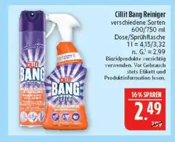 Marktkauf Cillit bang reiniger dose Angebot