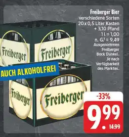 Edeka Freiberger bier Angebot