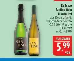 Marktkauf Santino wein alkoholfrei Angebot