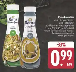 Edeka Rama cremfine zum kochen 7% fett Angebot