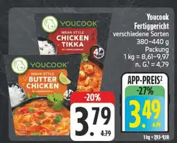 Edeka Youcook indian style chicken tikka Angebot