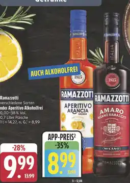 Edeka Ramazzotti aperitivo arancia Angebot