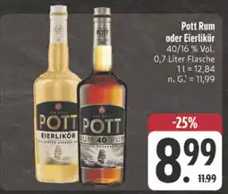 Edeka Pott rum 40 Angebot