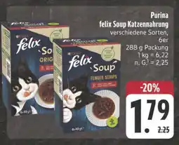 Edeka Purina felix soup katzennahrung Angebot