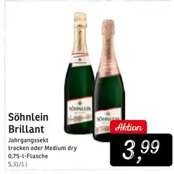 KONSUM Söhnlein Brillant Jahrgangssekt Angebot