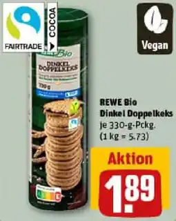 REWE REWE Bio Dinkel Doppelkeks Angebot