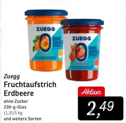 KONSUM Zuegg Fruchtaufstrich Erdbeere Angebot