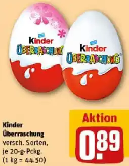REWE Kinder Überraschung Angebot