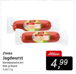 KONSUM Zimbo Jagdwurst Angebot