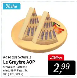 KONSUM Käse aus Schweiz Le Gruyère AOP Angebot