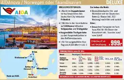 REWE AIDAnova / Norwegen oder Skandinavien Angebot