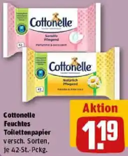 REWE Cottonelle Feuchtes Toilettenpapier Angebot