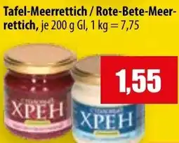Mix Markt Tafel-Meerrettich / Rote-Bete-Meerrettich Angebot