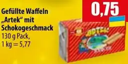 Mix Markt Gefüllte Waffeln „Artek" mit Schokogeschmack Angebot