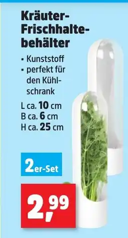 Thomas Philipps Kräuter- Frischhaltebehälter 2er-Set Angebot