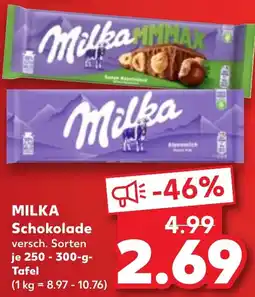 Kaufland MILKA Schokolade Angebot