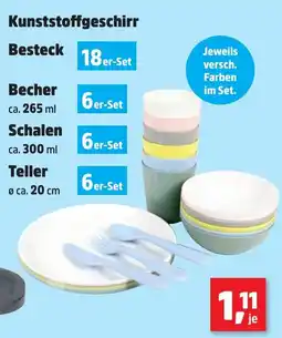 Thomas Philipps Kunststoffgeschirr Besteck Angebot
