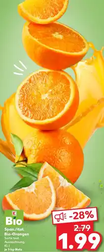 Kaufland Span./ital. Bio-Orangen Angebot