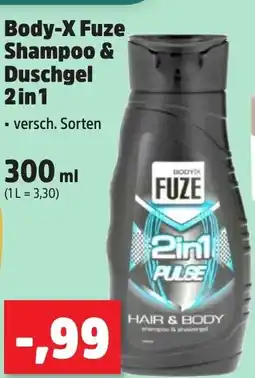 Thomas Philipps Body-X Fuze Shampoo & Duschgel 2in1 Angebot
