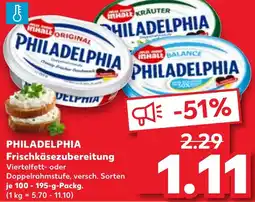 Kaufland PHILADELPHIA Frischkäsezubereitung Angebot