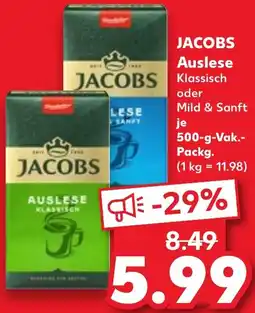 Kaufland JACOBS Auslese Angebot