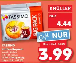 Kaufland TASSIMO Kaffee-Kapseln Angebot