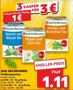 Kaufland BAD HEILBRUNNER Heilkräutertee Angebot