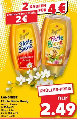 Kaufland LANGNESE Flotte Biene Honig Angebot