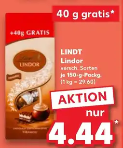 Kaufland LINDT Lindor Angebot